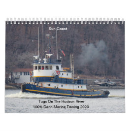 Schlepper auf dem Hudson River 2023 Dann Marine To Kalender
