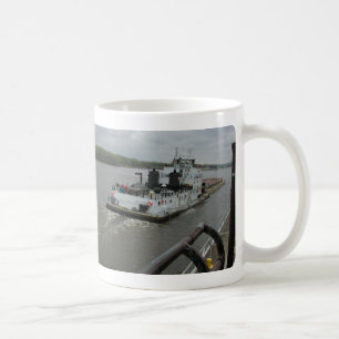 Schlepper auf dem Mississippi Kaffeetasse