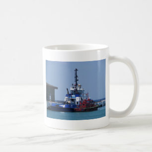 Schlepper-Boot und Versuchsboot Kaffeetasse