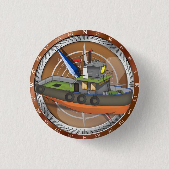 Schlepper Button (Vorderseite)