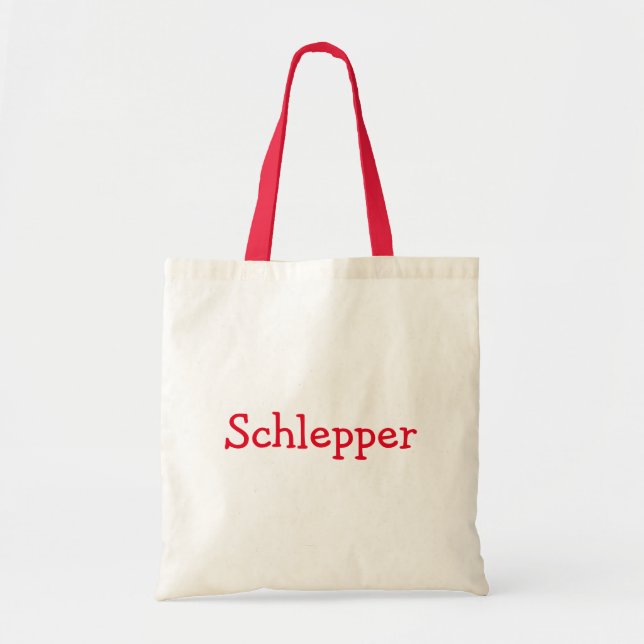 Schlepper-Leinensack Tragetasche (Vorne)