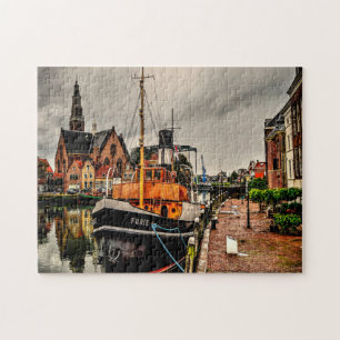 Schlepperboot Maassluis Holland. Puzzle