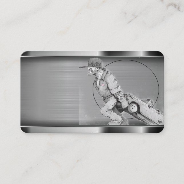 Schleppkarte Visitenkarte (Vorderseite)