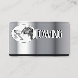 Schleppwagen zeichnend Auto-Visitenkarte Visitenkarte