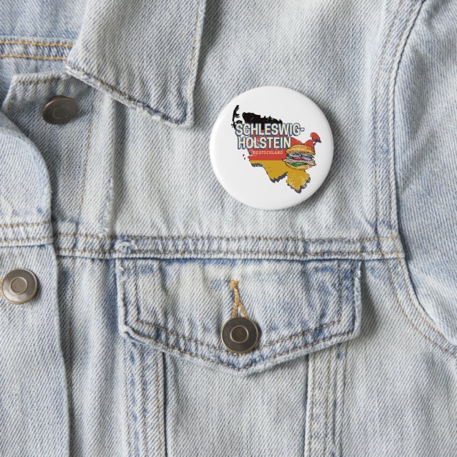 Schleswig-Holstein Deutschland Bundesstaatlicher S Button (Beispiel)