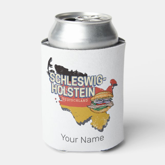 Schleswig-Holstein Deutschland Bundesstaatlicher S Dosenkühler (Kanne Vorderseite)