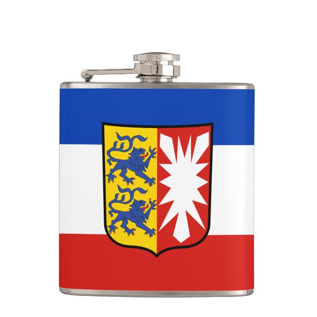 Schleswig-Holstein-Flasche Flachmann (Vorderseite)