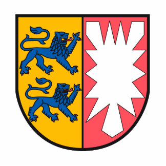 Schleswig-Holstein Wappen Freistehende Fotoskulptur