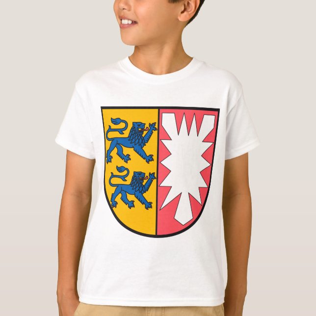 Schleswig-Holstein Wappen T-Shirt (Vorderseite)