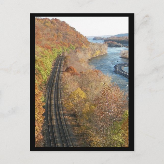 Schleuse 12 & The Norman Wood Bridge ~ 26 Postkarte (Vorderseite)