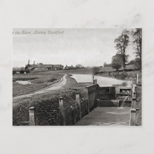 Schleuse Southmill, Bischof-Stortford, Vereinigtes Postkarte