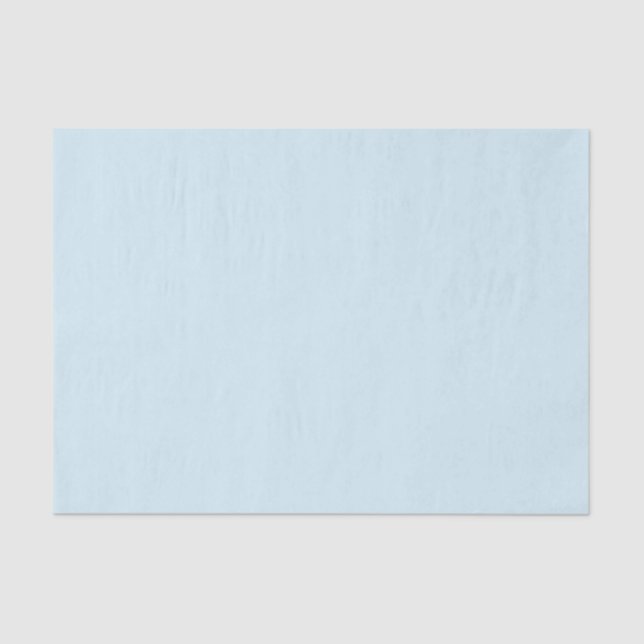 Schlicht Baby Blue Christmas Seidenpapier (Vorderseite)