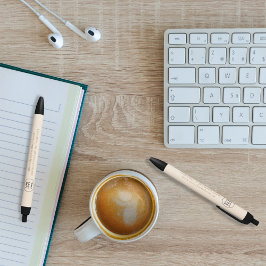 schlicht beige-minimalistisch kugelschreiber