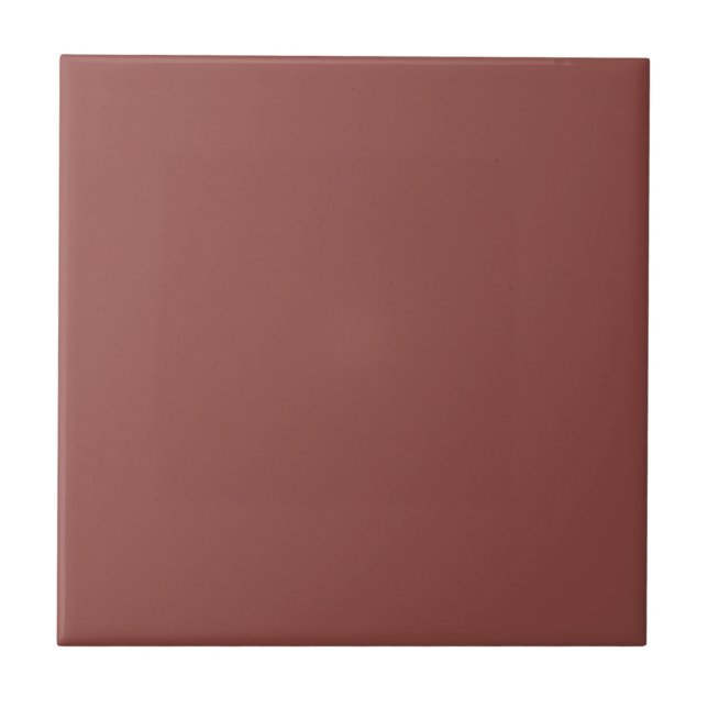 Schlicht-braune Solid Color Fliese (Vorderseite)