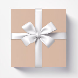 Schlicht Cashmere beige in fester Farbe Geschenkpapier