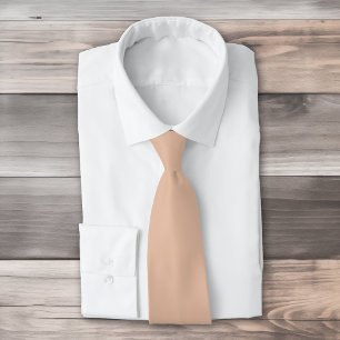 Schlicht Cashmere beige in fester Farbe Krawatte