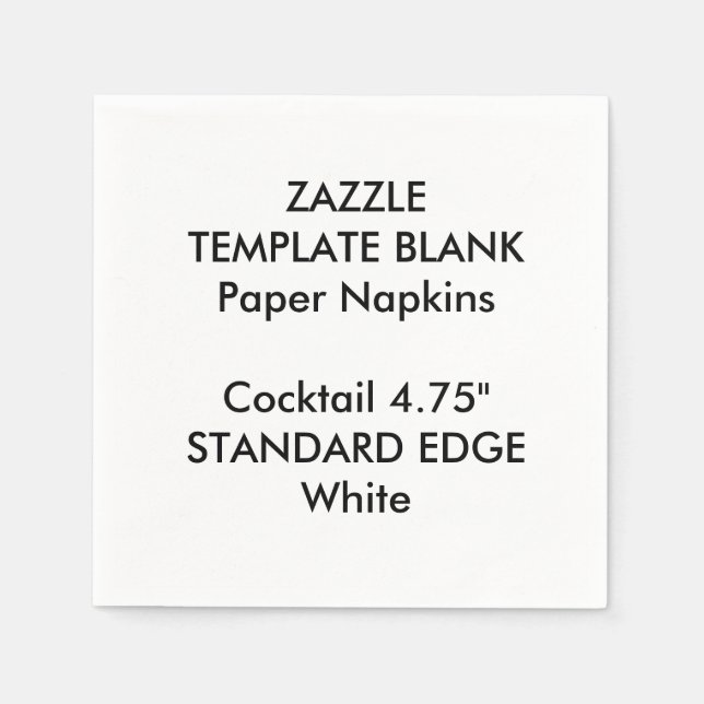 Schlicht-Edge Cocktailpapier Napkins für kundenspe Serviette (Vorderseite)