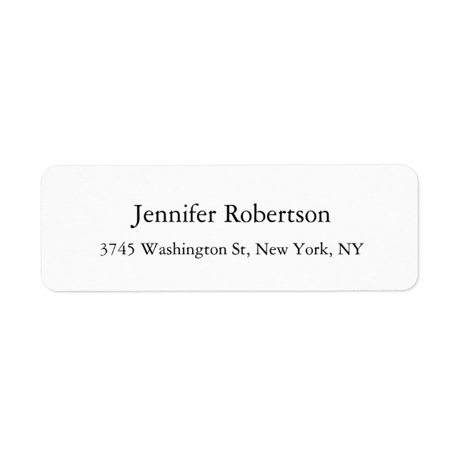 Schlicht Einfache Elegante Klassisches Minimalisti (Vorne)