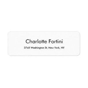 Schlicht Einfache Elegante Schwarz & Weiß Minimali