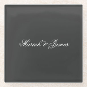 Schlicht Elegante Minimalistisch Moderne Glasuntersetzer