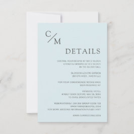 Schlicht elegante Monogramm