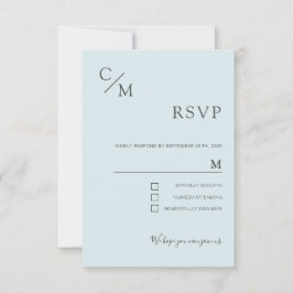 Schlicht elegante Monogramm