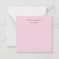 Schlicht Elegantes helles Rosa Einfach Minimalisti