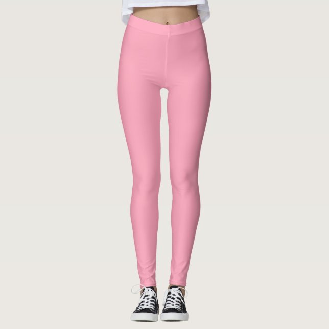 Schlicht Flamingo Leggings (Vorderseite)