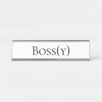 Schlicht Funny Boss Büro Humor Joke Gag Sign