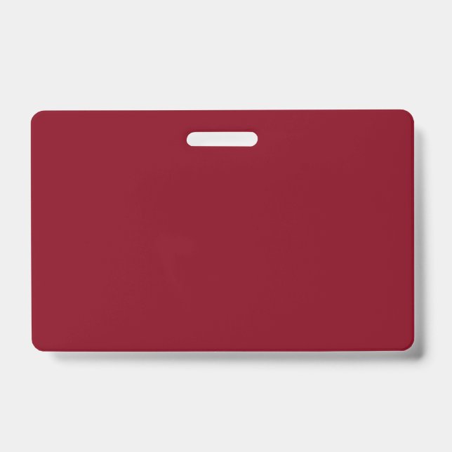 Schlicht Garnet Red Ausweis (Vorderseite)