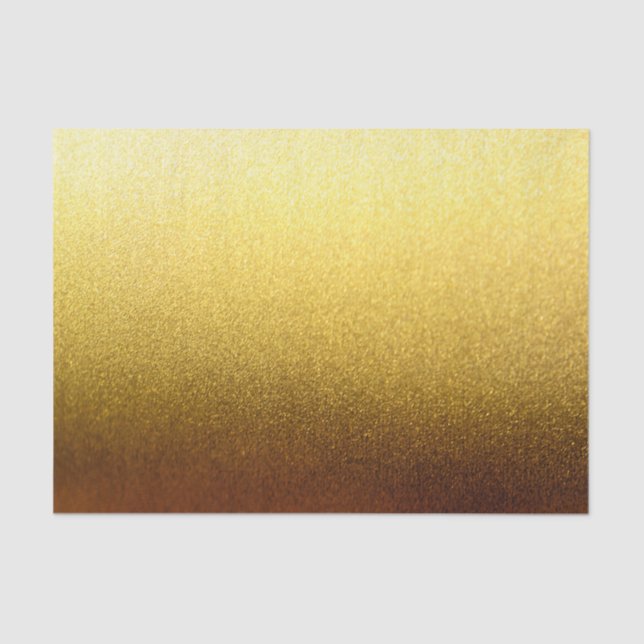 Schlicht Gold Subtile Glitzer für alle Zwecke Seidenpapier (Vorderseite)