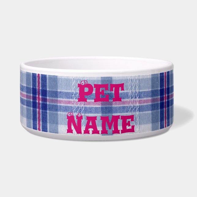 SCHLICHT KARIERT 4 NAPF (Links)