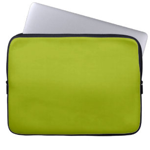 Schlicht Lime Green Laptopschutzhülle