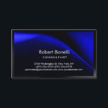 Schlicht-Modern-Blue-Consultant-Visitenkarte Visitenkarte<br><div class="desc">Diese Visitenkarte mit einem einfachen,  aber auffälligen Design kann Sie in der Geschäftswelt hervorheben. Das minimalistische und moderne Design des Hotels wird sofort Aufmerksamkeit erregen.</div>
