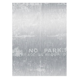 Schlicht, modern grau, ohne Parktisch Tischdecke
