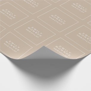 Schlicht Modern Minimalistisch Geschenkpapier