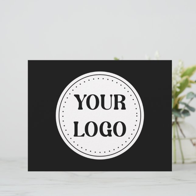 Schlicht, modern, poliert und anpassbar. briefbogen (Stehend Vorderseite)