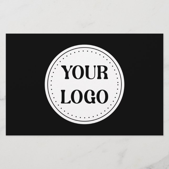 Schlicht, modern, poliert und anpassbar. briefpapier (Vorderseite)