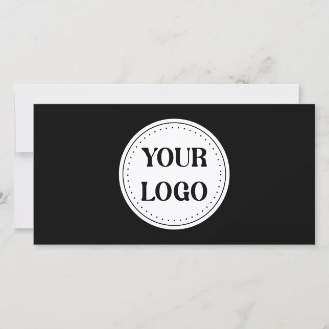 Schlicht, modern, poliert und anpassbar. dankeskarte (Vorderseite)