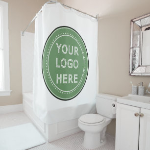 Schlicht, modern, poliert und anpassbar. duschvorhang