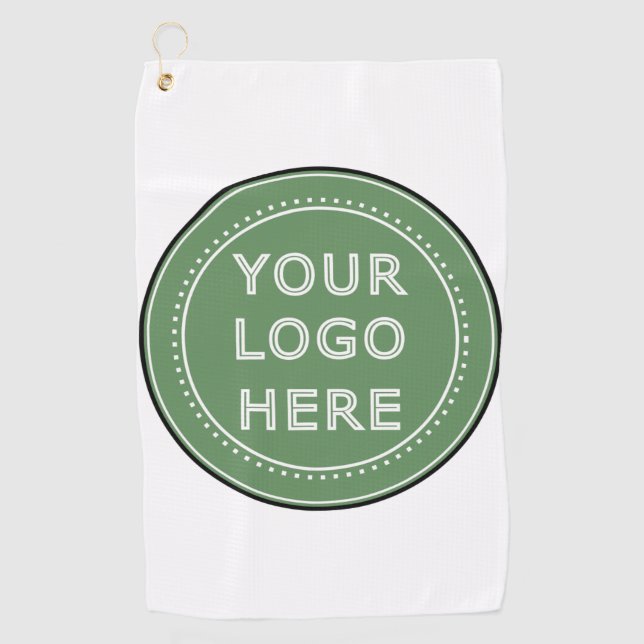 Schlicht, modern, poliert und anpassbar. golfhandtuch (Vorderseite)