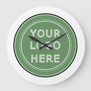 Schlicht, modern, poliert und anpassbar. große wanduhr