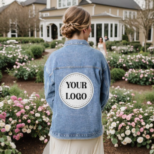 Schlicht, modern, poliert und anpassbar. jeansjacke