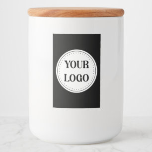 Schlicht, modern, poliert und anpassbar. lebensmitteletikett