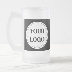 Schlicht, modern, poliert und anpassbar. mattglas bierglas