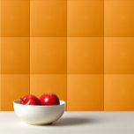 Schlicht orangefarbene Vollfarben Helle Marigold Fliese<br><div class="desc">Solid Farbe schlicht orange Helle Marigold Design.</div>