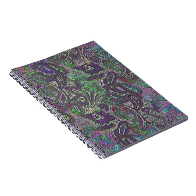 Schlicht Paisley 2 Notizblock (Rechte Seite)