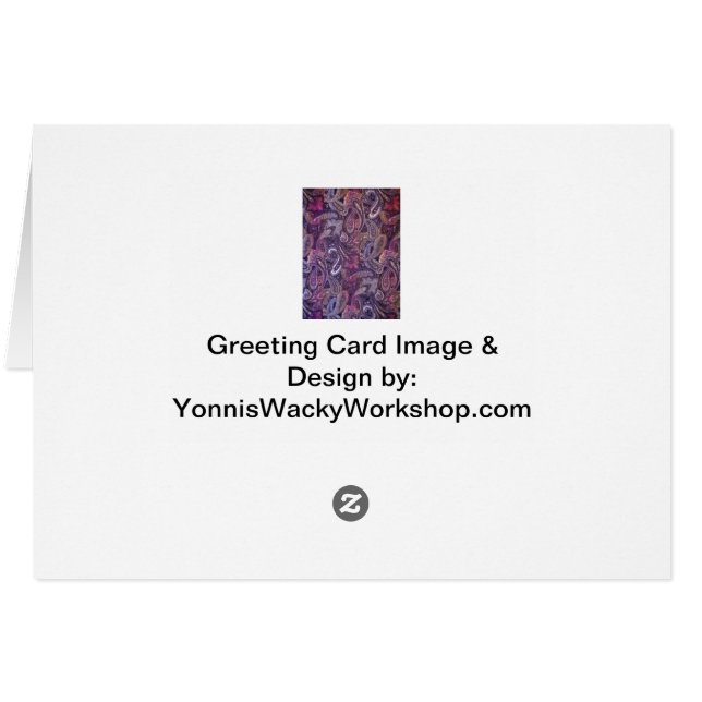 Schlicht Paisley 3 (Rückseite Horizontal)