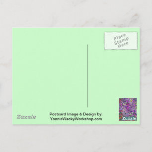 Schlicht Paisley 4 Postkarte