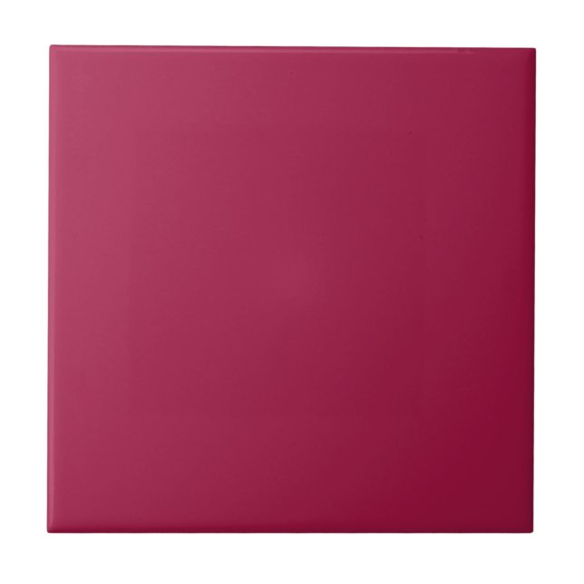 Schlicht Persisch-Rot in fester Farbe Fliese (Vorderseite)